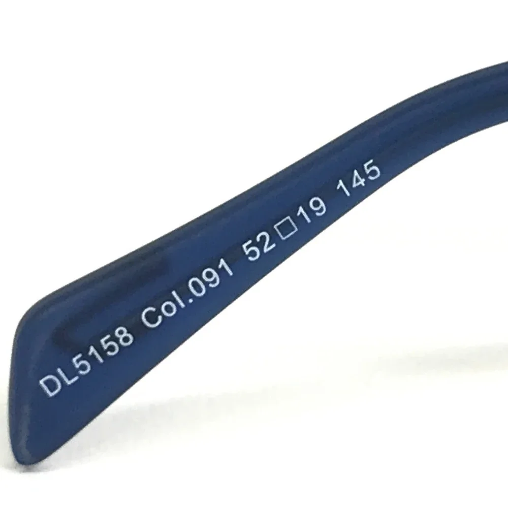 Diesel Eyeglasses Frames DL5158 Col.091 Blue Round Half Rim 52-19-145